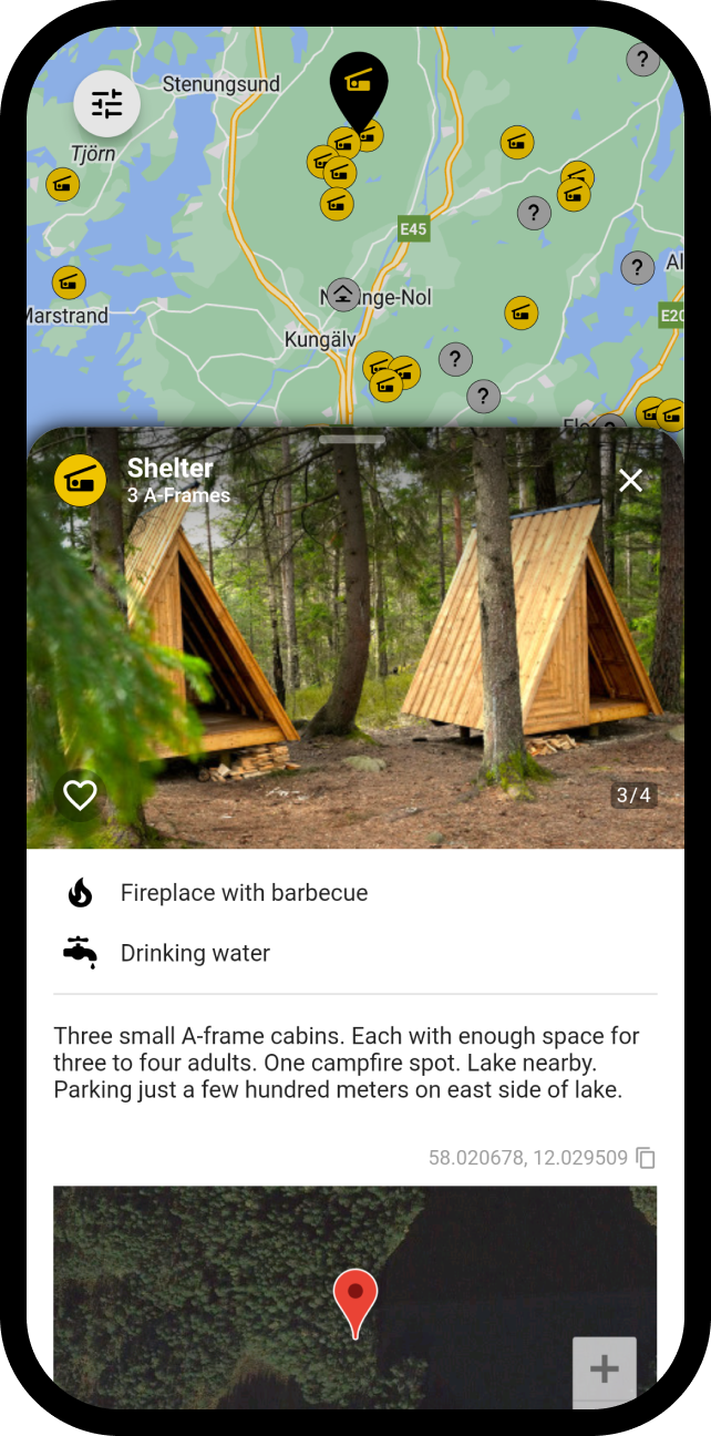 Vildnis app preview